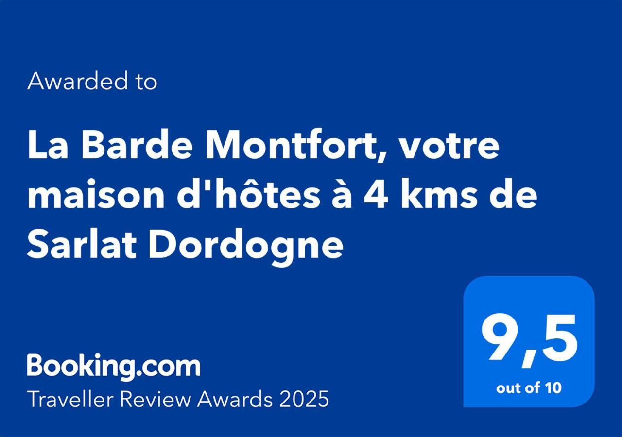 La Barde Montfort, Votre Maison D'Hotes A 4 Kms De Sarlat Dordogne Vitrac  Εξωτερικό φωτογραφία